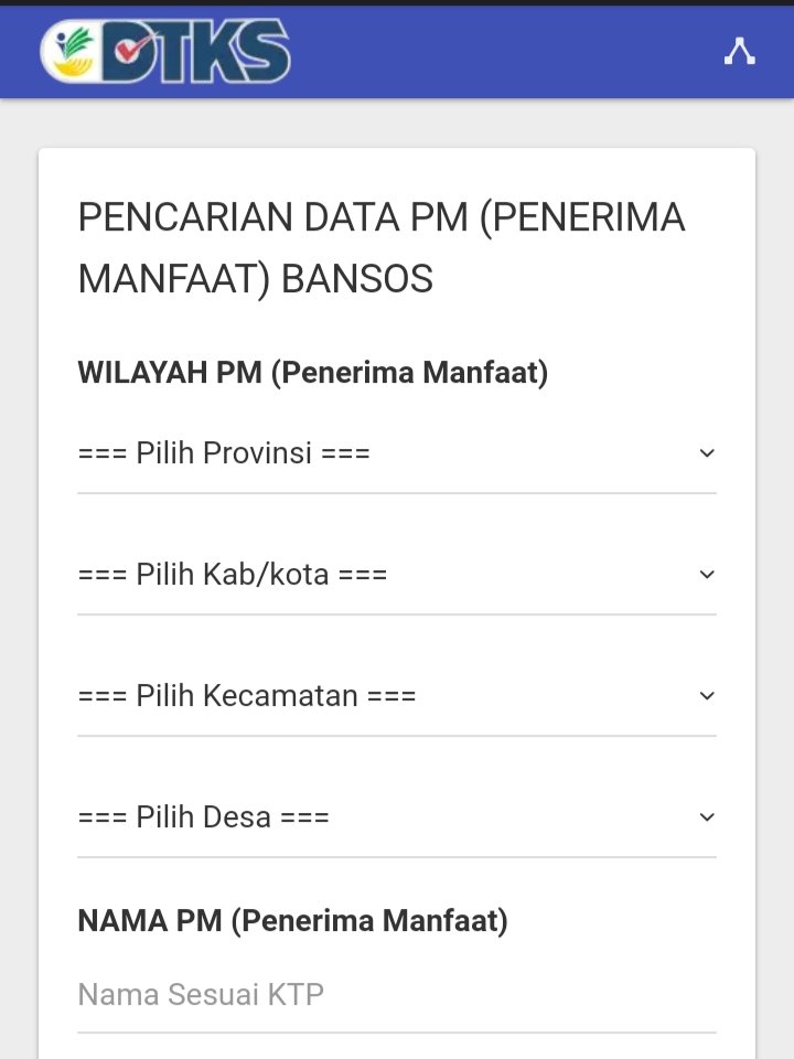 Daftar DTKS Kota Bandung